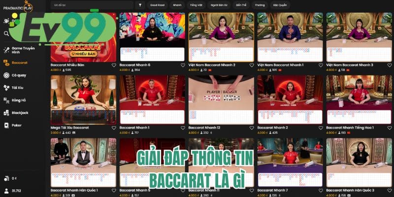 Giải đáp thông tin Baccarat là gì